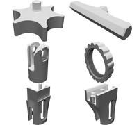 Belt Tensioner for Ender-2 3D Printer with Enhanced X/Y Frame Modifications