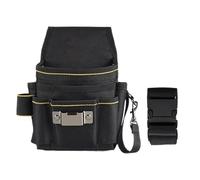 Belt Tool Bag, Carpenter Tool Pouch, 0.75x1.97 Inches Multi-Functional with Quick-Release, Electrician Holster Compact, Tear-Resistant Design for Electrical Work, Roofing Projects