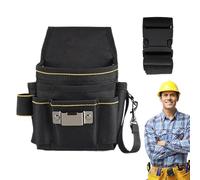Belt Tool Bag, Carpenter Tool Pouch, Compact Multi-Functional Quick-Release Holster, Tear-Resistant Electrician Gear for Electrical Work and Roofing Projects