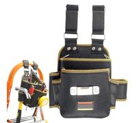 Belt Tool Bags, Electrician Pouch Bag, Quick Release Pouch, Multiple Pocket Organizer with Sturdy and Waterproof Design for Electricians, Woodworking, Oro Outdoor Work1 pezzo