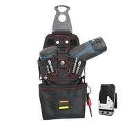 Belt Tool Pouch - 24.9x14.5x9.6cm Waist Tool Bag With Multiple Pockets For Electricians, Carpenters, Mechanics, And DIY Work, Heavy Duty Fabric Organizer For Tools, Screws, And Accessories, Ad