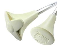 Belti - Bastone da majorette per twirling, bianco
