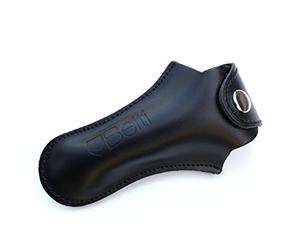 Belti Custodia in vera pelle per bocchino bassotuba (XL), Nera