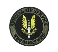 BELTI Distintivo Ops con Patch ad Anello in 3D per Le Forze Speciali dell'Esercito Britannico SAS Special Air Service