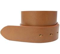 BELTINGER Cintura intercambiabile in pelle bovina pieno fiore con bottoni a pressione 4 cm | Cintura con bottoni a pressione per donna uomo 40mm | Cintura in pelle senza fibbia 4cm | Tabac 105cm