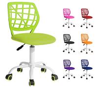 Beltom® Sedia ergonomica da scrivania cameretta Computer casa Studio Ufficio Studenti Adolescenti, Ideale per Bambini. Regolabile in Altezza e Girevole a 360° - Verde