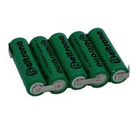 Beltrona BELRTU5AAZ Pacco batteria 5x Stilo (AA) RTU5AAZ linguette a saldare a