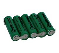 Beltrona BELRTU5AAZ Pacco batteria 5x Stilo (AA) RTU5AAZ linguette a saldare a