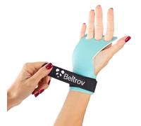 Beltrov - Protezione del Palmo per Sollevamento Pesi per Trazioni alla Sbarra - Guanti Paracalli per Palestra Calisthenics, Ginnastica, Bodybuilding, Fitness (Turchese, M)