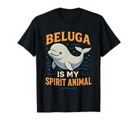 Beluga è Il Mio Spirito Animale Carino Balena Amante Maglietta