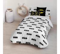 BELUM | Copripiumino Batman | Copripiumino modello Batman Basic | Copripiumino con bottoni | Copripiumino 100% cotone | Copripiumino di qualità | Copripiumino (letto da 150/160 (240 x 240 cm))