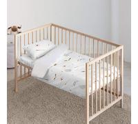 BELUM | Copripiumino con bottoni 100% cotone modello Hogwarts Nordic Culla da 100 (100 x 120 cm); Copripiumino leggero e confortevole; Copripiumino ufficiale