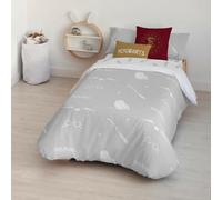 BELUM | Copripiumino con bottoni 100% cotone Modello Hpotter Universe letto da 80 (140 x 200 cm); copripiumino leggero e confortevole; Copripiumino per licenza ufficiali