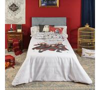 BELUM | Copripiumino Harry Potter | Copripiumino Modello Harry Potter Team | Copripiumino con Bottoni | Copripiumino 100% Cotone | Copripiumino (Letto da 105 (180 x 240 cm)