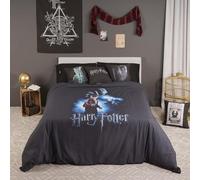 BELUM | Copripiumino Microsaten Harry Potter per letto da 150/160 - Misure Prodotto: (240 x 220 cm) - Modello Harry Potter VS Voldemort