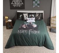 BELUM | Copripiumino Microsaten Harry Potter per letto da 90 misure Prodotto: (155 x 220 cm) - Modello: Death Eaters