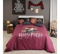 BELUM | Copripiumino Microsaten Harry Potter per letto da 90 misure Prodotto: (155 x 220 cm) - Modello: Grifondoro Bond