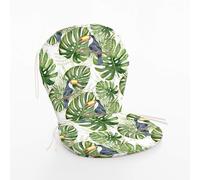 BELUM | Cuscino per sedia da esterno - Misure Prodotto: Sedile: Larghezza: 48 cm/Lunghezza: 42 cm Schienale: Larghezza 48 cm/Lunghezza: 48 cm | Modello: 0120-412