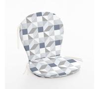 BELUM | Cuscino per sedia da esterno Seduta: Larghezza: 48 cm/Lunghezza: 42 cm Schienale: Larghezza 48 cm/Lunghezza: 48 cm Modello: 0318-124