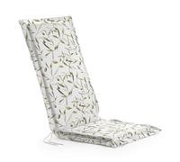 BELUM | Cuscino per sedia da giardino - Misure prodotto: seduta senza volante: spessore: 4 cm/larghezza: 41 cm/lunghezza: 37 m Schienale senza volante: spessore: 4 cm/larghezza: 53 cm/lunghezza: 64 cm