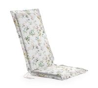 BELUM | Cuscino per sedia da giardino Seduta senza volante: Spessore: 4 cm/Larghezza: 41 cm/Lunghezza: 37 m Schienale senza volano: Spessore: 4 cm/Larghezza: 53 cm/Lunghezza: 64 cm Modello: 0120-247