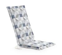 BELUM | Cuscino per sedia da giardino Seduta senza volante: Spessore: 4 cm/Larghezza: 41 cm/Lunghezza: 37 m Schienale senza volano: Spessore: 4 cm/Larghezza: 53 cm/Lunghezza: 64 cm Modello: 0318-124