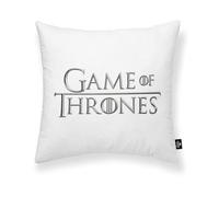BELUM | Federa per cuscino 100% cotone 45 x 45 cm Modello Game of Thrones A | Federa per cuscino Game of Thrones | Federa per cuscino tessuto Half Panama 100% cotone organico