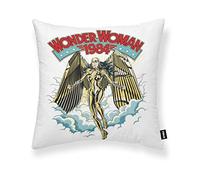 BELUM | Federa per cuscino 100% cotone 45 x 45 cm Modello Justice A | Federa per cuscino Rick and Morty | Federa per cuscino tessuto Half Panama 100% cotone organico