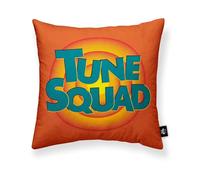 BELUM | Federa per cuscino 100% cotone 45 x 45 cm Modello Tune Squad B | Federa per cuscino Space Jam | Federa per cuscino tessuto Half Panama 100% cotone organico