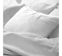 BELUM | Federa per cuscino | Federa in cotone | Federa per cuscino morbido | Fodera per cuscino liscio | Fodera per cuscino di qualità | Federa per cuscino (bianco, 50 x 80 cm)