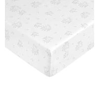BELUM | Lenzuolo Peppa Pig Grigio 100% cotone per Maxicuna da 70, lenzuolo regolabile Muticolore, lenzuolo di cotone morbido, lenzuolo regolabile Elastica