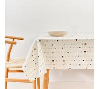 BELUM | Tovaglia 250 x 140 cm resinata antimacchia, modello 0120-107, Tovaglia non cerata, Tovaglia senza rigidità, Tovaglia al tatto in cotone