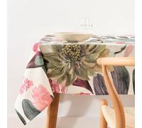 BELUM | Tovaglia antimacchia dimensioni 200 x 155 cm - Tovaglia extra morbida colore multicolore - Tovaglia 100% Made in Spain Tessuto 100% cotone biologico - Tovaglia modello 0318-105