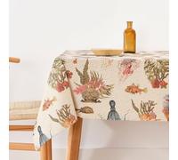 BELUM | Tovaglia antimacchia dimensioni 250 x 140 cm - Tovaglia extra morbida colore multicolore - Tovaglia 100% Made in Spain Tessuto 100% cotone biologico - Tovaglia modello 0120-396