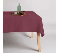 Belum - Tovaglia antimacchia in lino, 100% bordeaux, 300 x 150 cm, tovaglia rettangolare in resina | tovaglia idrorepellente di qualità in varie misure | tovaglie in lino per interni ed esterni