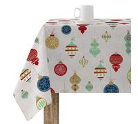 BELUM | Tovaglia Natale | Tovaglia antimacchia, tavolo rettangolare in resina | Tovaglia resinata (Tatto plastificato) | Tovaglia da tavolo | Tovaglia da casa (200 x 140 cm)