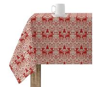 BELUM | Tovaglia Natale | Tovaglia antimacchia, tavolo rettangolare in resina | Tovaglia resinata (Tatto plastificato) | Tovaglia da tavolo | Tovaglia da casa (100 x 140 cm)