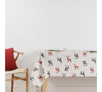 BELUM | Tovaglia Natale | Tovaglia antimacchia, tavolo rettangolare in resina | Tovaglia resinata (Tatto plastificato) | Tovaglia da tavolo | Tovaglia da casa (140 x 140 cm)