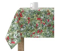 BELUM | Tovaglia Natale | Tovaglia antimacchia, tavolo rettangolare in resina | Tovaglia resinata (Tatto plastificato) | Tovaglia da tavolo | Tovaglia da casa (250 x 140 cm)