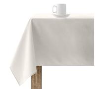 BELUM | Tovaglia non tela cerata liscia cruda 102, tovaglia, tovaglia anti-macchie resinata, tovaglia antibatterica, realizzata in tessuto organico, tovaglia 100% cotone biologico (100 x 250 cm)