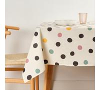 BELUM | Tovaglia resinata 100% cotone organico XL dimensioni 180x200 cm | Tovaglia resinata antimacchia | Tovaglia grande per tavolo rettangolare