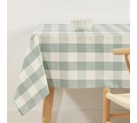 BELUM | Tovaglia resinata antimacchia a quadri 0120-104, Tovaglia a quadri Vichy Dimensioni; 250 x 140 cm, Tovaglia antimacchia non cerata, Tovaglia Vichy Mint, Tovaglia tessuta 100% cotone biologico