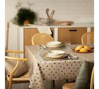 BELUM | Tovaglia resinata 100% cotone organico XL | Tovaglia resinata antimacchia | Tovaglia grande per tavolo rettangolare | Tovaglia NO tovaglia (250 x 140)