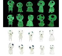 Belvanr Principessa di Mononoke 10 Pezzi Elfi Degli Alberi Luminosi, Figurine di Elfi Degli Alberi,Resina Albero Luminoso Elfi Principessa Mononoke per La Decorazione di Cortili e Giardini