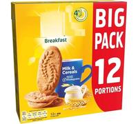 BelVitaa - Latte e cereali per la colazione, 2 confezioni da 12, deliziosi e nutrienti, realizzati con 5 diversi cereali integrali, confezione famiglia più grande NAEM