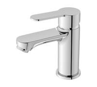 BELZ Rubinetto Monocomando per Lavabo da Bagno, miscelatore bagno, altezza 78 mm, Moderno Design,risparmio energetico, cromato