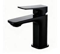 BELZ Rubinetto Monocomando per Lavabo da Bagno, miscelatore bagno, altezza 82 mm, Moderno Design,risparmio energetico (opaco)