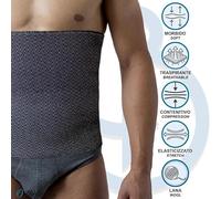 BEMAN 5054 PANCERA IN LANA RISCALDANTE FASCIA LOMBARE ANALERGICA NERA