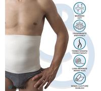 BEMAN 556 PANCERA LANA MERINOS TERMOCINTURA FASCIA LOMBARE ANALLERGICA H.27cm