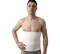 Beman 560 - Pancera Uomo Donna in Lana Merino Contenitiva, Termocintura Fascia Lombare Scalda Pancia, Fascia Elastica Lombare, supporto per la schiena H.31cm (XXXL)